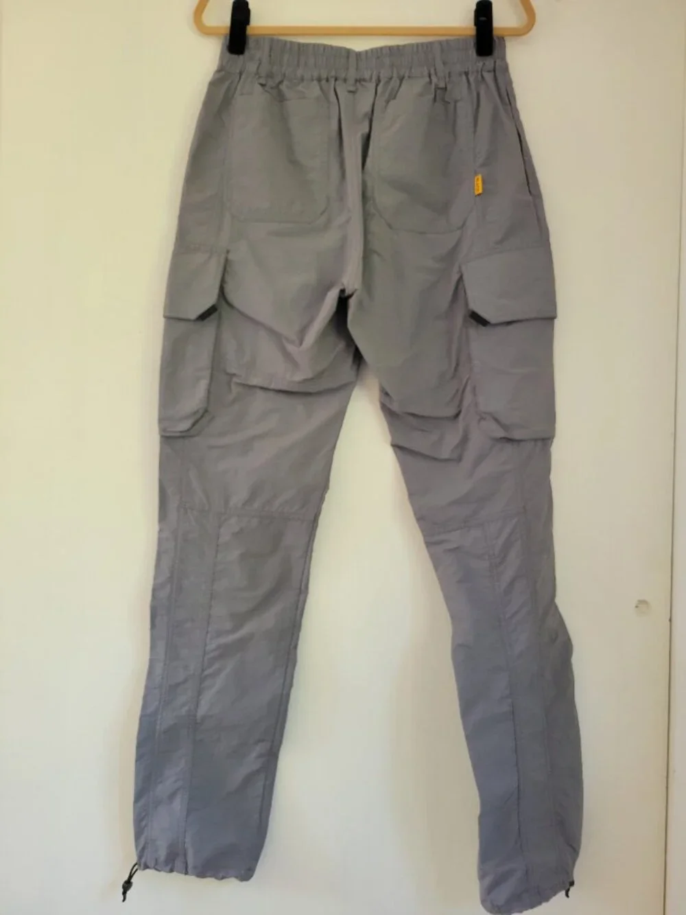 Blacktailor N1 Relaxed Cargo Pants Gray 100% Nylon Streetwear Gorpcore Sz 30